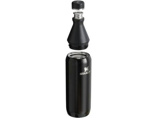 Бутылка для воды Stanley All Day Slim, 600 мл, черный глянцевый