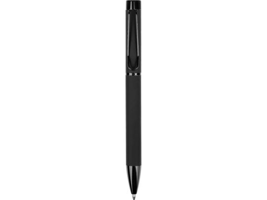 Металлическая шариковая ручка Black Lama soft-touch, черный