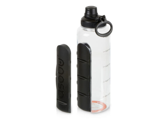 Спортивная бутылка для воды Electrolyte, 1200 мл, тритан, черный