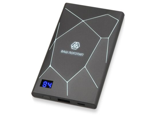 Внешний аккумулятор Geo, 4000 mAh, мокрый асфальт