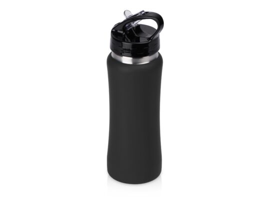 Бутылка для воды Bottle C1, soft touch, 600 мл, черный