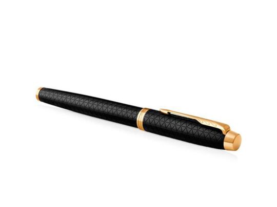 Ручка перьевая Parker IM Premium, F, черный, золотистый