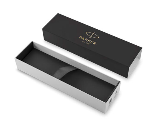 Ручка перьевая Parker IM Metal Brushed Metal GT, серебристый/золотистый