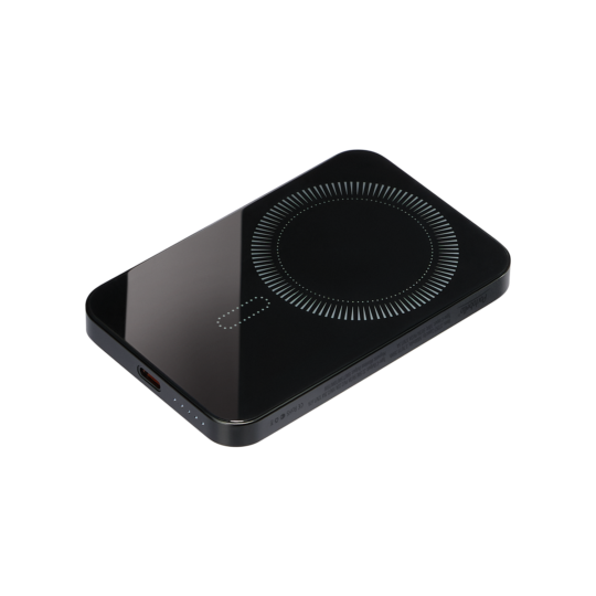Внешний аккумулятор Артекс PD (Artex PD) 5000mAh с функцией беспроводной зарядки 15W, черный