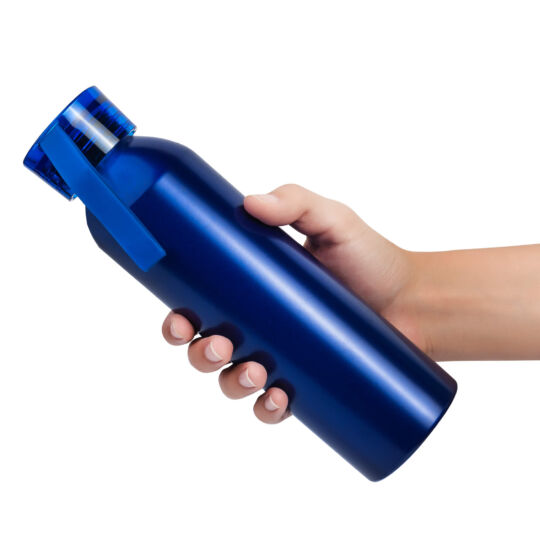 Бутылка для воды VIKING BLUE 650мл. Синяя с синей крышкой